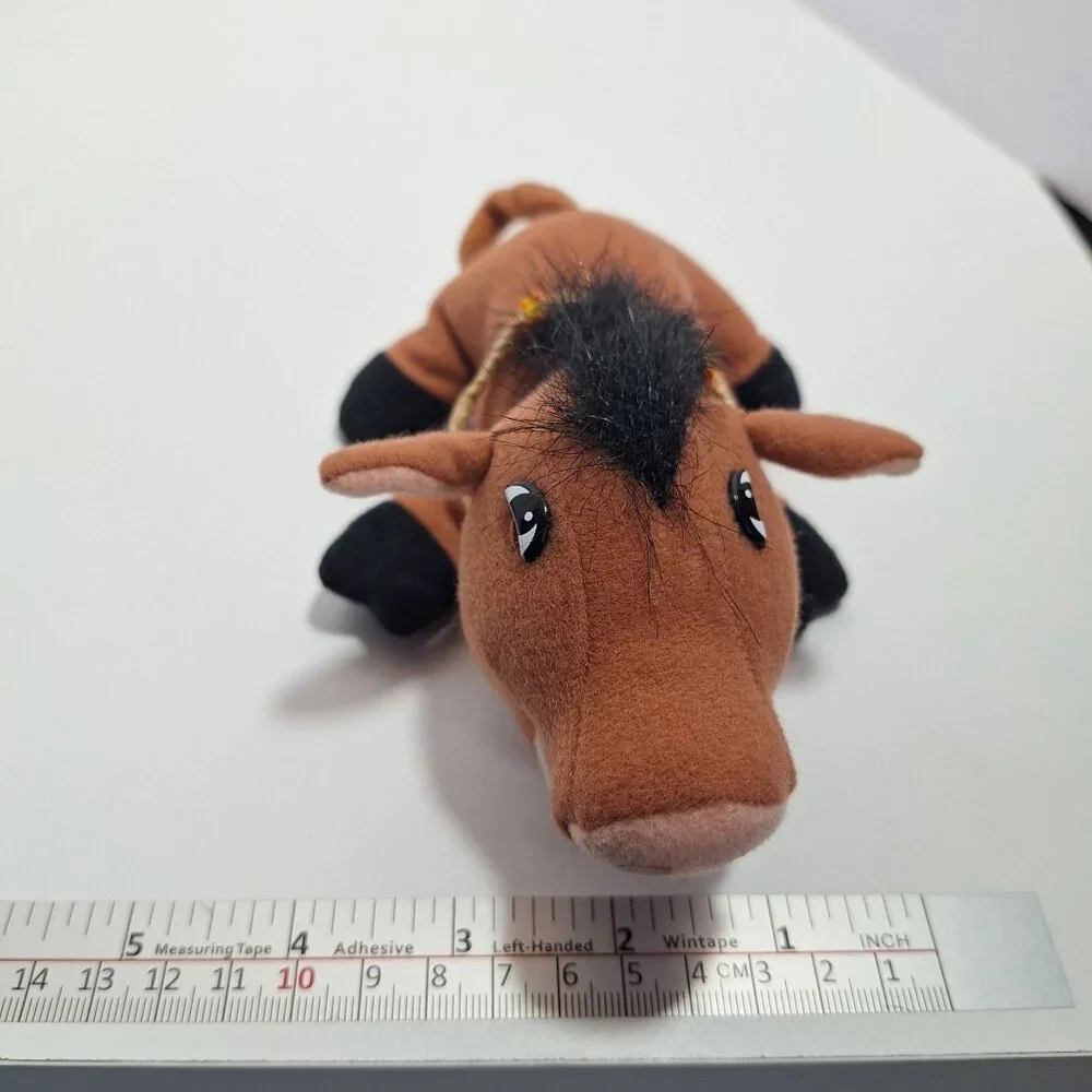 Lion King Pumba Plush Finger Puppet Orange Beaded Collar - Picture 11 of 11